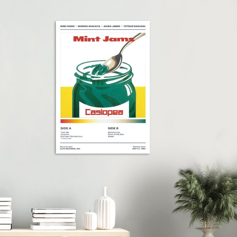 Mint Jams - Casiopea - Classic Matte Paper Poster - Etsy