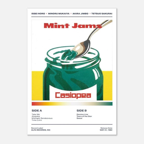 Mint Jams - Casiopea - Classic Matte Paper Poster - Etsy