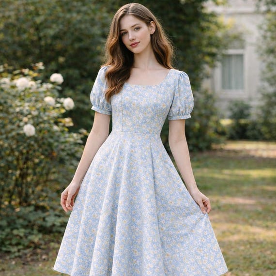 midi dress empire waist Women's Empire Waist Midi Dress