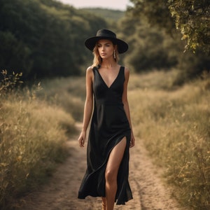 Patrón de costura para vestido de invitación de verano, tallas: EE. UU. 2 a 30 y XS a 4XL, adecuado para tallas A0, A4, carta de EE. UU., no tiene pliegues en la cintura