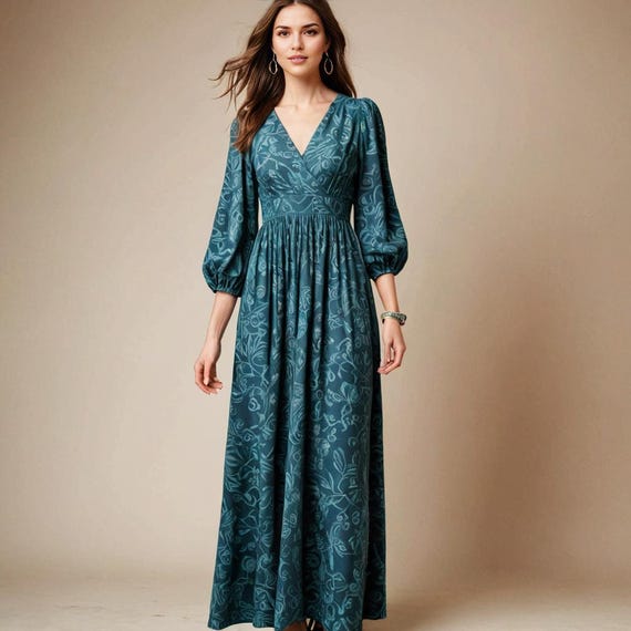 【BAON】Dobenny Flower Punching Shirring V-Neck S/Sleeve OP 71SAXKncI5L._UY1000_.jpg