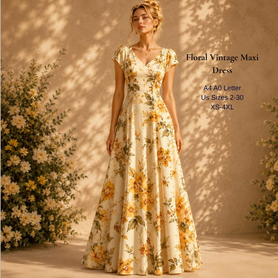 mccall's boho dress patterns McCalls 8214 Easy Tiered Boho Dresses Sewing Pattern adult and teen sizes  XS-M m8214