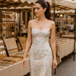 Vestido midi de tirantes, patrón de costura para vestido de verano, tallas 2 a 30 y XS a 4XL, apto para tallas A0 - A4, carta de EE. UU. Nuestra colección incluye opciones de tallas grandes.