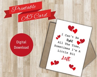 Printable Valentine Card