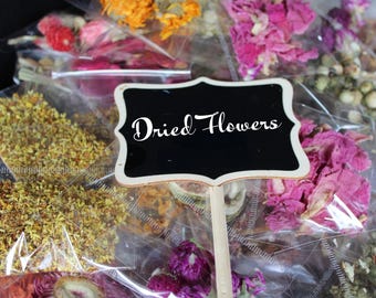 Assorted Dried Flowers: Soap Making, Party Favors, Botanicals