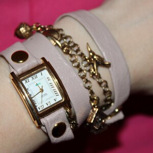 ?NEW?Le Mer Wrap Bracelet Watch La Mer Shadow Black Wrap Watch Bracelet – Girl Intuitive main image 2