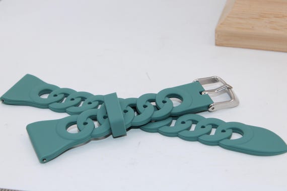 Braided Green Watch Replacement Band Size 22mm
