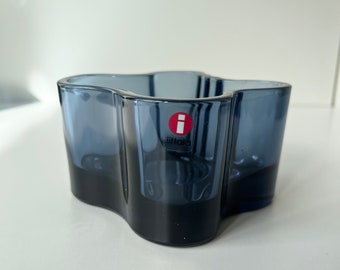 Iittala Alvar Aalto 55mm votive "blueberry blue"