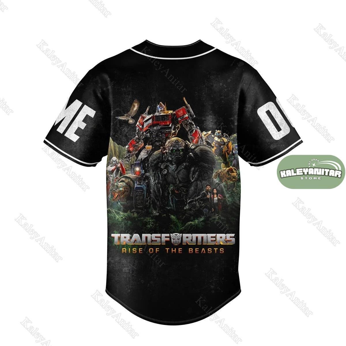 Personalized Transformer Jersey Shirt, Transformer Rise Of The Beast Shirt