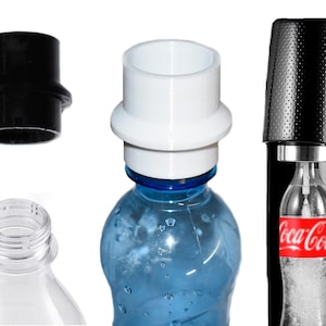 Adaptador Sodastream para botellas PET de 28 mm SIN FUGAS, no requiere junta