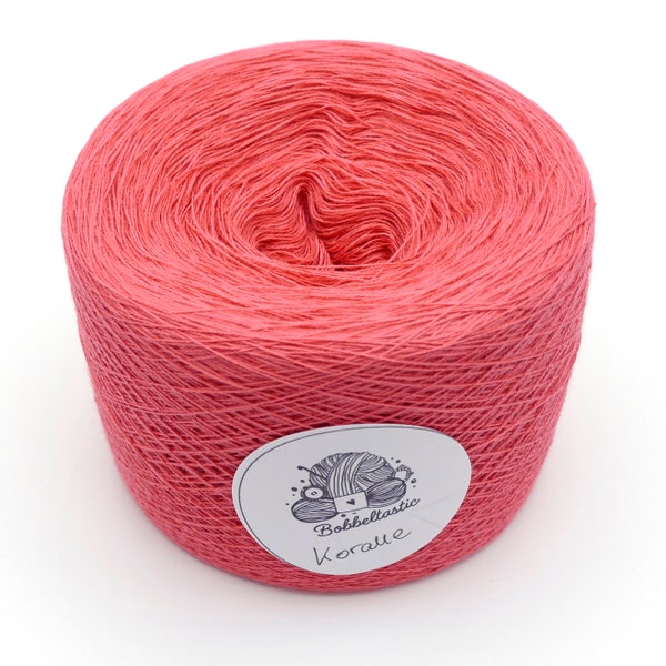 Bobbel Unicoloured Coral 55 Eur/KG Wool Yarn