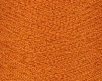 Bobbel Plain Orange 55 Eur/KG Wool Yarn