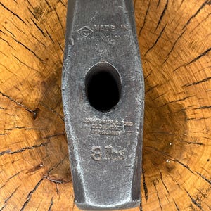 Seltener Vintage 8lbs Hammerkopf von JOE H SMITH Oldbury England