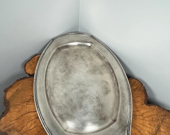 Vintage Silverware Serving Dish Community Plate 14910 Silverplate 18,5 inch