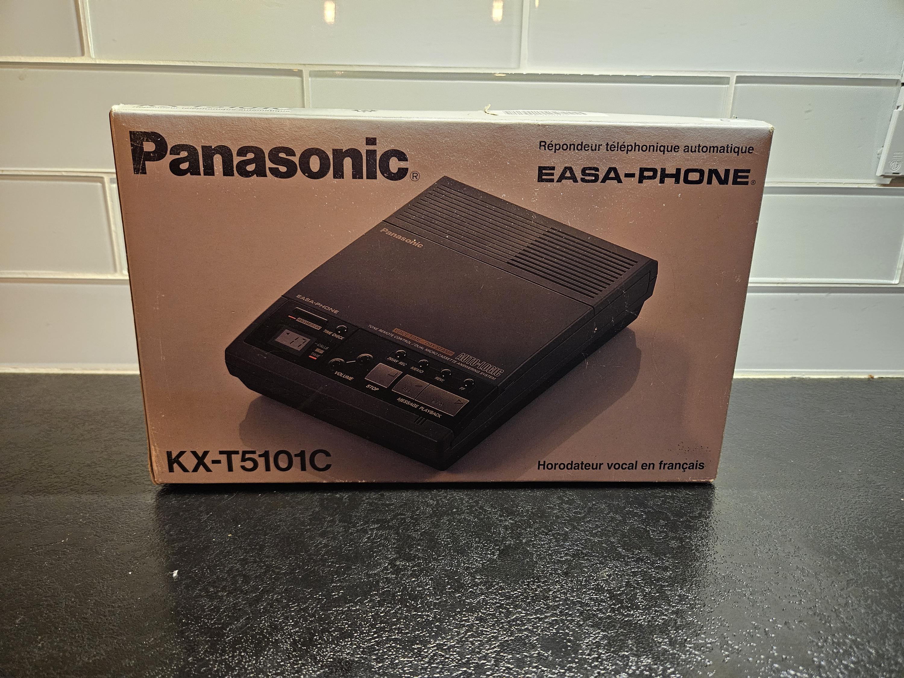 Panasonic Easa-phone KX-T5101C Dual Micro Cassette Answering