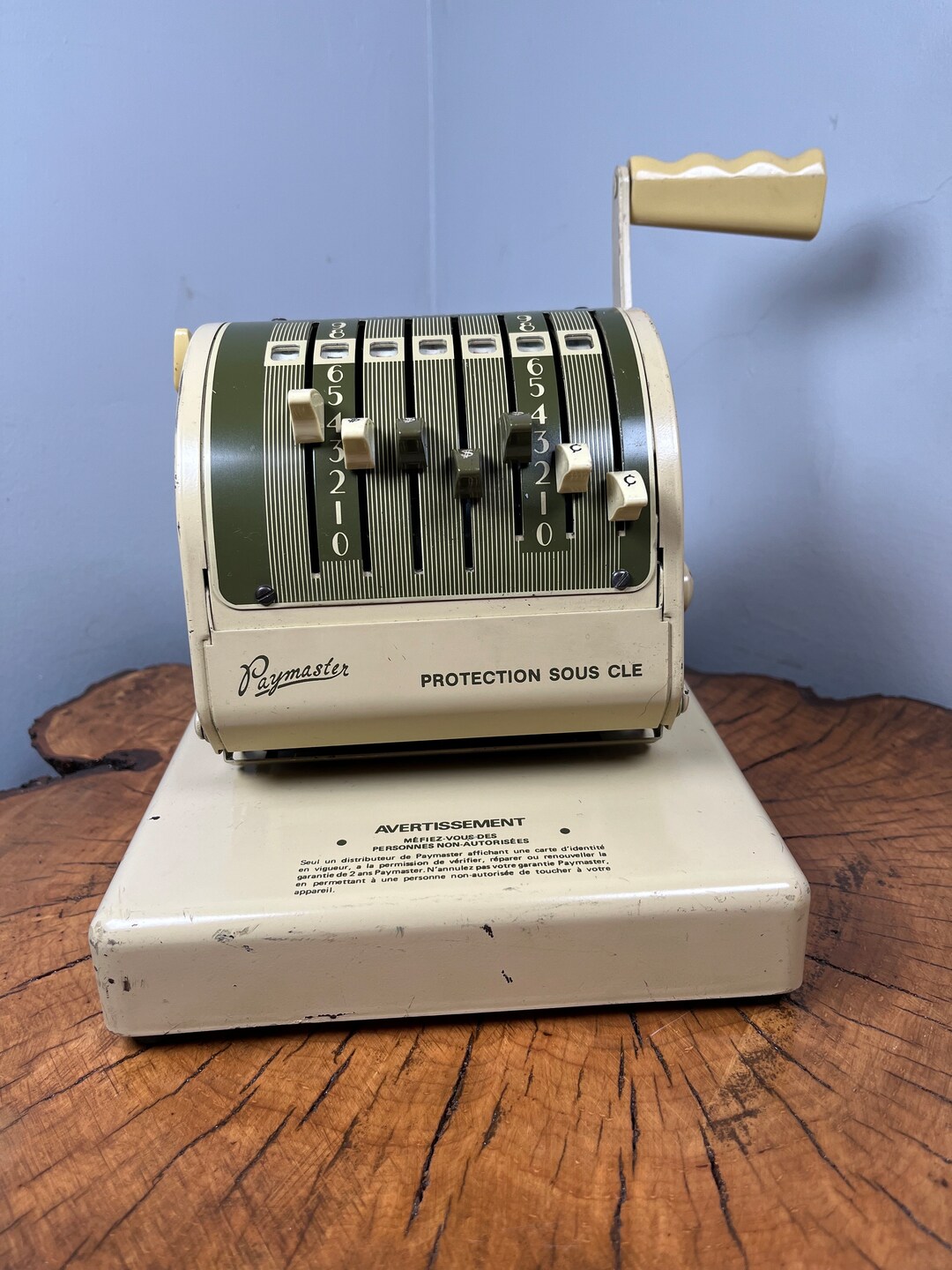 Check Embosser Vintage Paymaster X-550 Check Writer With Key Protected Check Embosser ...