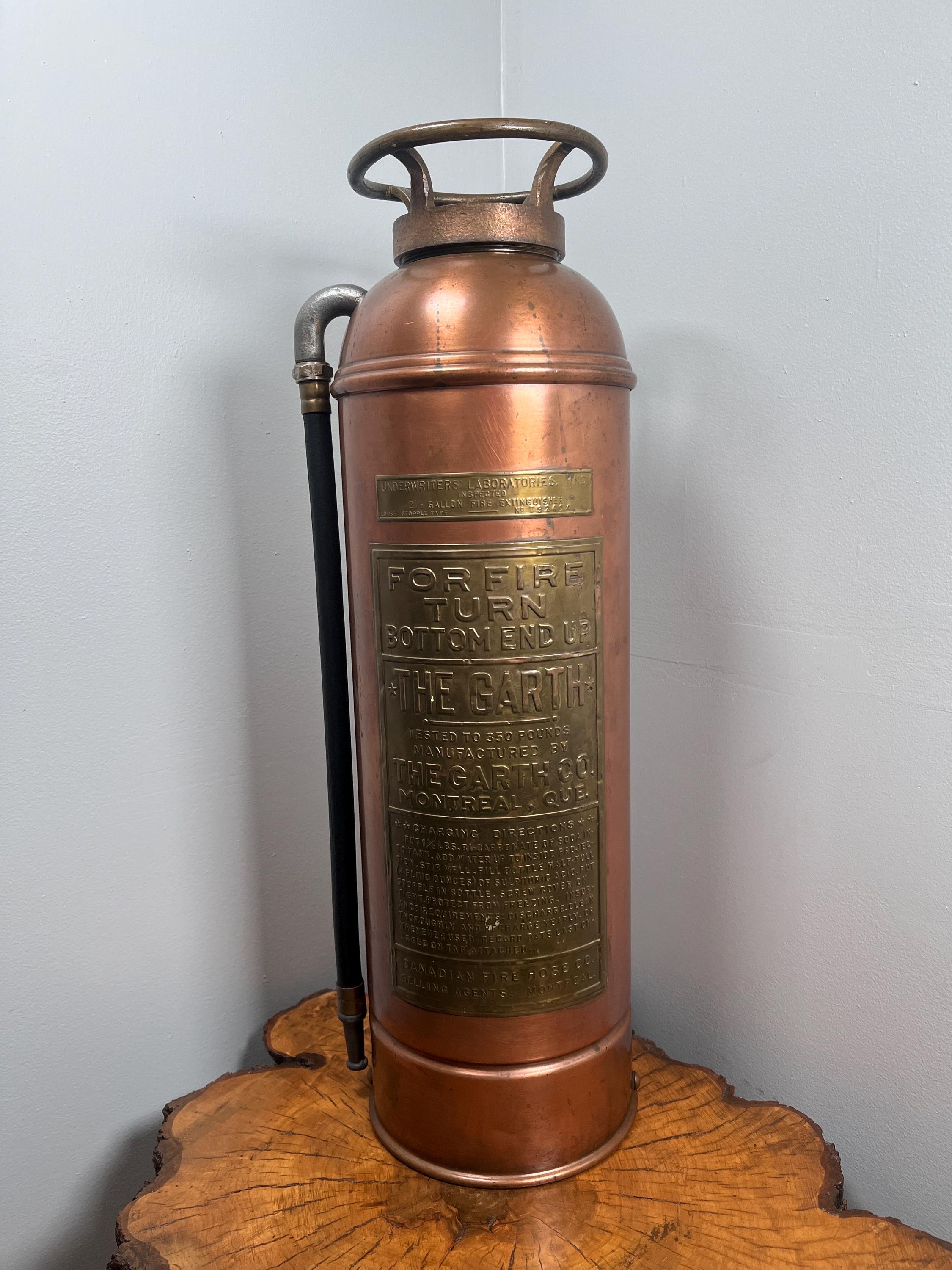Antique fire extinguisher - Etsy 日本