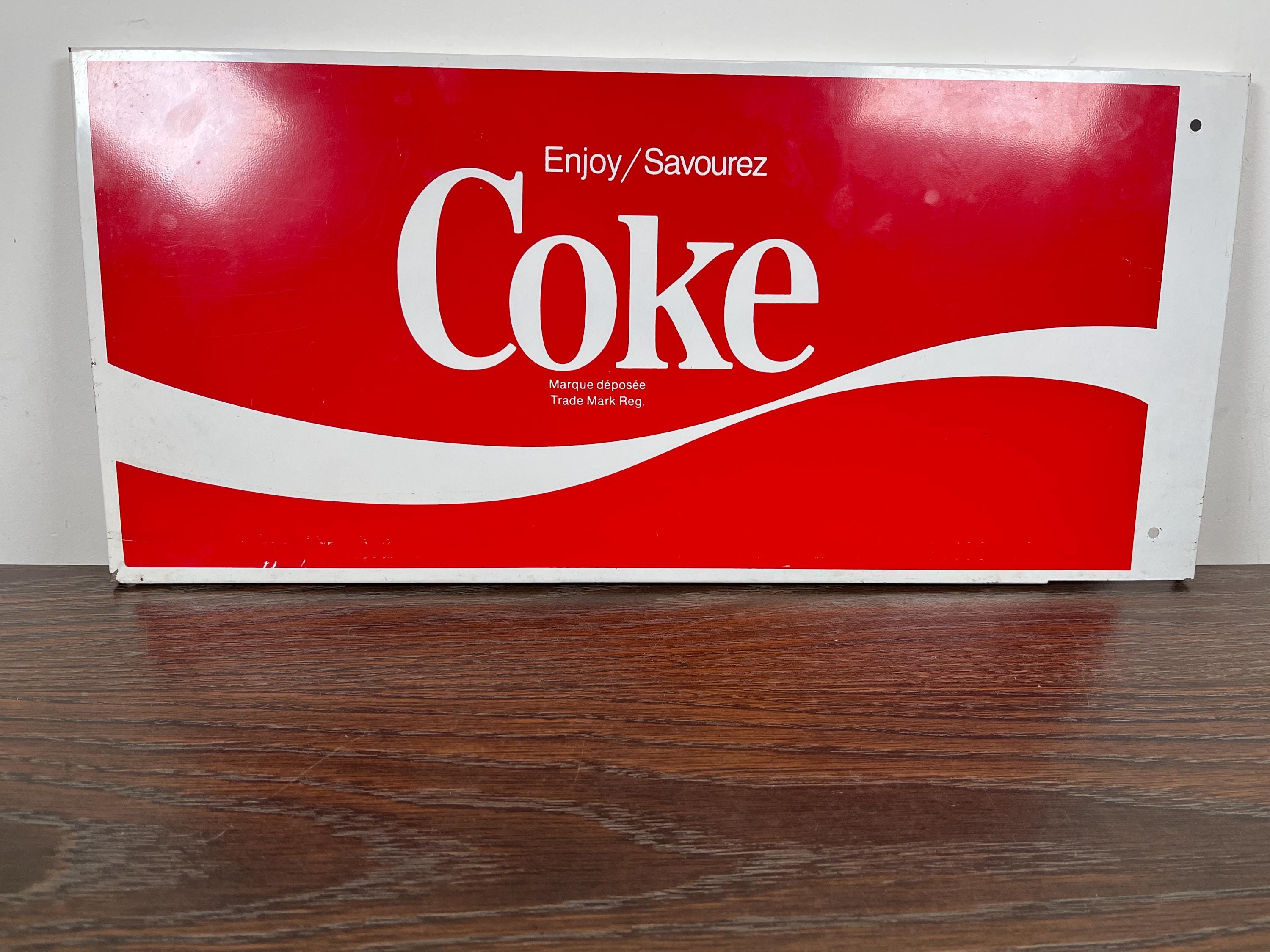 Vintage coca cola sign - Etsy 日本