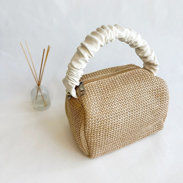 Fashion Summer Straw Bag For Ladies, Casual Crossbody Straw Bag, Gift for Her