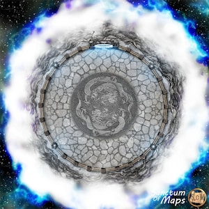 COSMIC ARENA Battle Map, D&D Battle Map, D&D, Battlemap, Dungeons and Dragons, 5e, Roll20, Gießerei, VTT, Digital Map