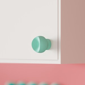 Thumb Cabinet Handle | Modern Drawer Pull Knob | Minimalist Furniture Hardware | Kitchen Bathroom Vanity Dresser Door Knobs