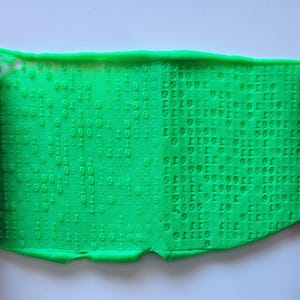 Matrix Binary Code Texture Roller — Textured Roller Clay & Polymer Art Tool