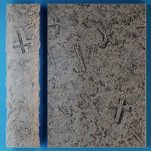 Conjunto de rolos texturizados para sulcos | Ferramenta para texturizar concreto | Impressão de carimbos de argila DIY | Rolo para padrões de parede | Ferramenta para criação de terrenos em miniatura