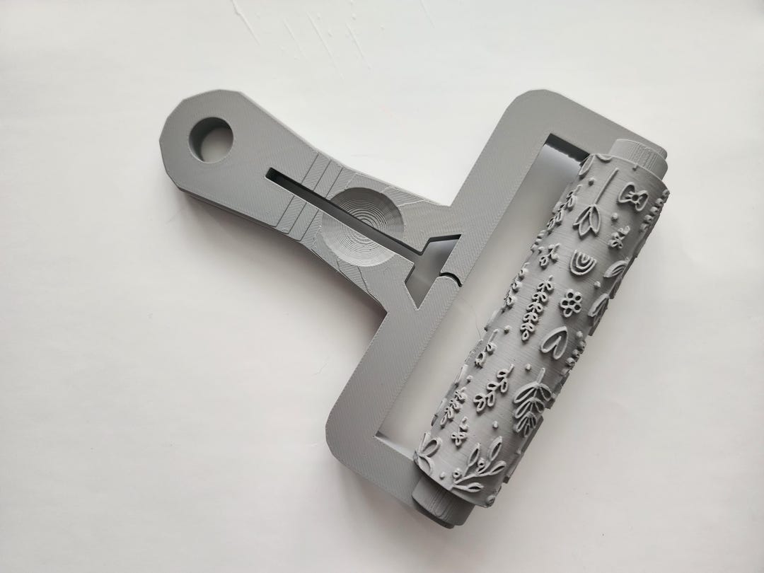 C-clamp Texture Roller for Polymer Clay | Embossing Imprint Tool for ...