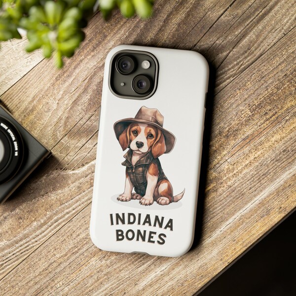 Indiana Bones IPhone Case | Dog Phone Case | Tough Cases