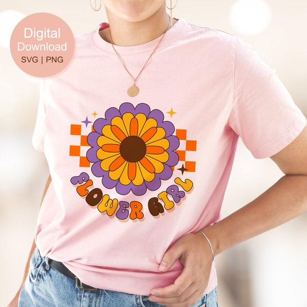 Flower Girl Svg, Flower Girl Png, Flower Girl Proposal, Flower Girl Sublimation, Flower Girl Design