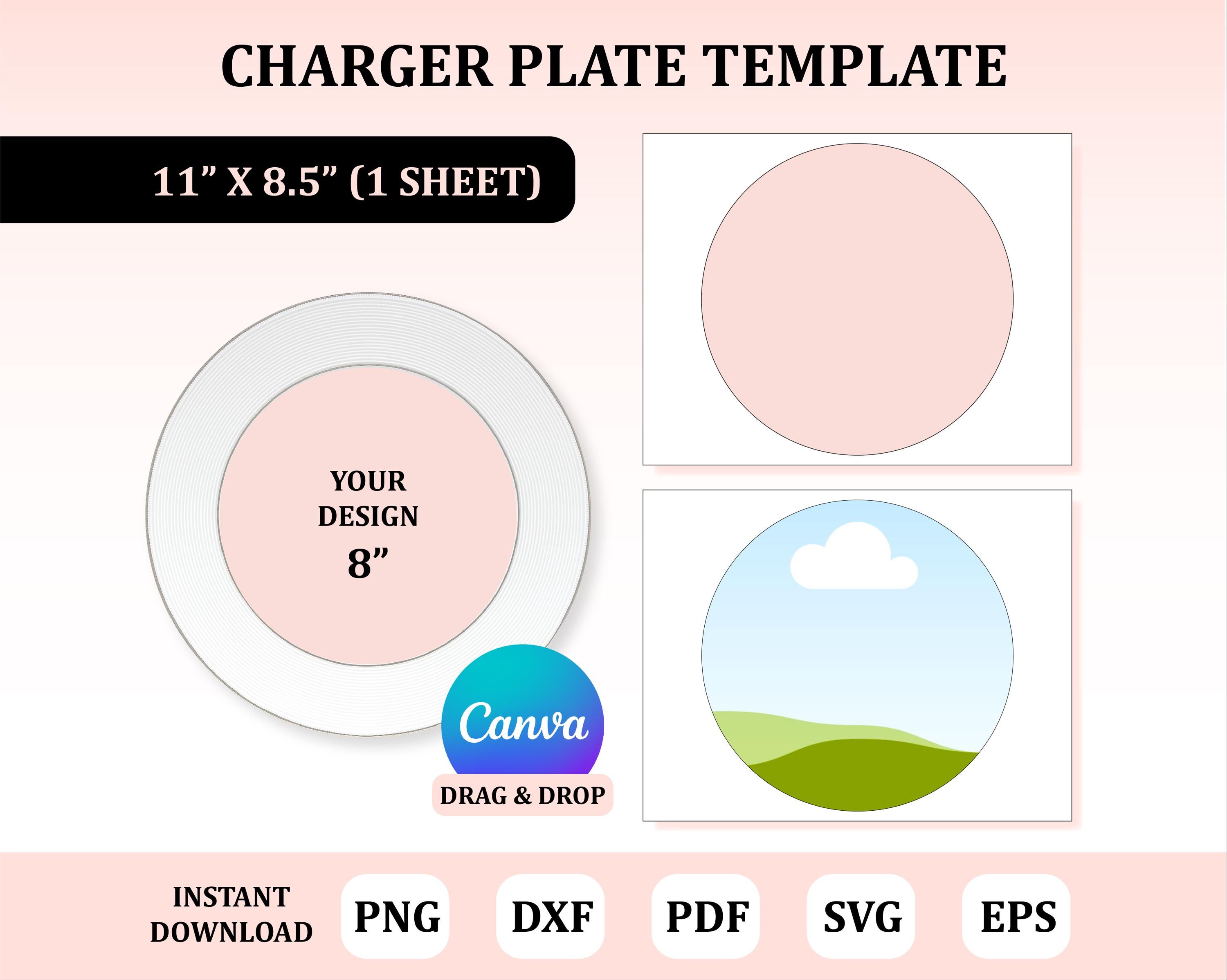 Plantilla de placa de cargador, placa de cargador SVG, inserto de placa de cargador, plantilla de inserto de cargador, sublimación de placa de cargado