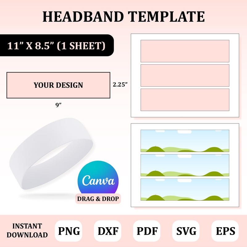 Paper Headband File - Etsy