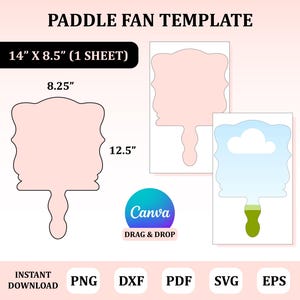 Paddle Fan Template, Custom Paddle Fan , Paddle Fan Sublimation, Church Fan Template, Wedding Paddle Fan Template, Graduation Fan Template