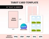 Tarot Card template, Custom Tarot Card template, Tarot Card Canva Template, Oracle Card Template : Digital Download