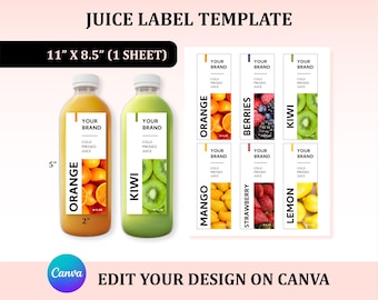 Saft Etikett, Saft Etikett Vorlage, Saft Etikett Design, Saft Etikett Aufkleber Vorlage, Saft Etikett Flasche, Saft Aufkleber Flasche
