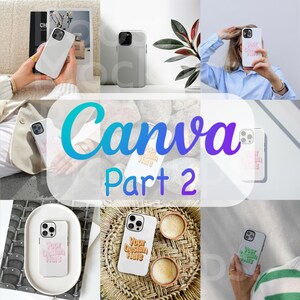 25 iPhone Tough Case Mockup Bundle – Canva Templates, Printify Drag & Drop, Phone Case Covers, Digital PNG Mockups