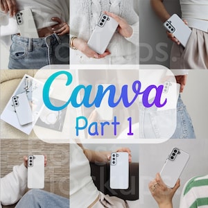 25 Samsung Tough Case Mockup Bundle – Canva Templates, Printify Drag & Drop, Phone Case Covers, Digital PNG Mockups