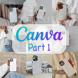 25 iPhone Tough Case Mockup Bundle – Canva Templates, Printify Drag & Drop, Phone Case Covers, Digital PNG Mockups