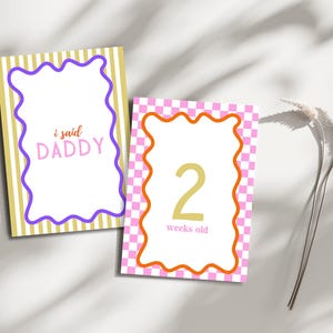 35 cartes imprimables pour les étapes clés de la vie des bébés
