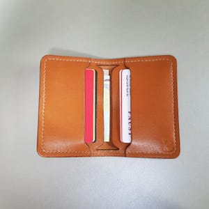 Befold Portemonnaie Braun  Geldbeutel Wallet Portemonnaie echt Leder Handgemacht