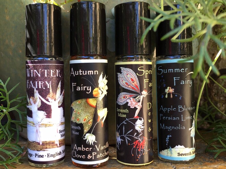 Fairy Blend Roll-On Perfume Oils Autumn Fairy, Winter Fairy, Summer Fairy or Spring Fairy image 2