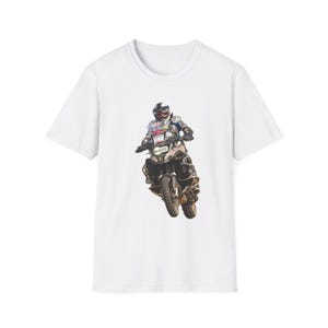 Adventure Biker, Motorcycle Graphic Tee Shirt, Gift for Him, Fathers Day Gift, Birthday Gift, Biker Gift, The Legend, Gift Ideas