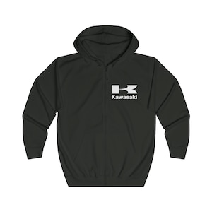 Kawasaki Zip Hoodie - Etsy