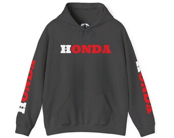 Honda Graphic Hoodie Gift Honda Pullover Birthday Idea Honda