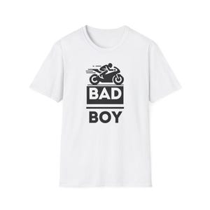 Bad boy biker, Motorcycle Graphic Tee Shirt, Gift for Him, Fathers Day Gift, Birthday Gift, Biker Gift, The Legend, Gift Ideas