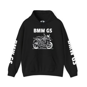 BMw GS Motorrad Hoodie Kapuzen Sweatshirt GS Biker Grafik Pullover BMw Pullover Grafik GS Geschenk für ihn Geburtstagsgeschenk