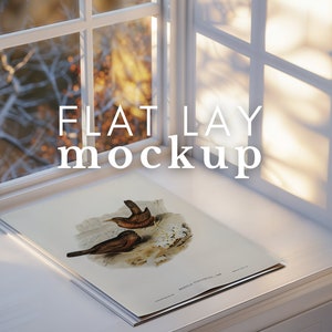 Vertical Poster Mockup Flat Lay Mockup CloseUp Mockup Poster DIN A Poster Card Elegante Estética Mockup Art Prints Photoshop Photopea Mockup