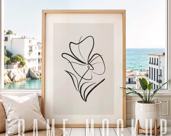 Vertical Frame Mockup Coastal Mockup Summer Art Poster Prints Elegant Aesthetic Mockup Portret DIN A ISO Frame Photoshop Photopea Template