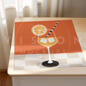 Quadratisches Poster Mockup Kunst Poster Druck Mockup Flat Lay Detail Ansicht Nahaufnahme Poster 1:1 Mockup Photoshop Photopea Vorlage Mock Up Wandkunst Bild 9