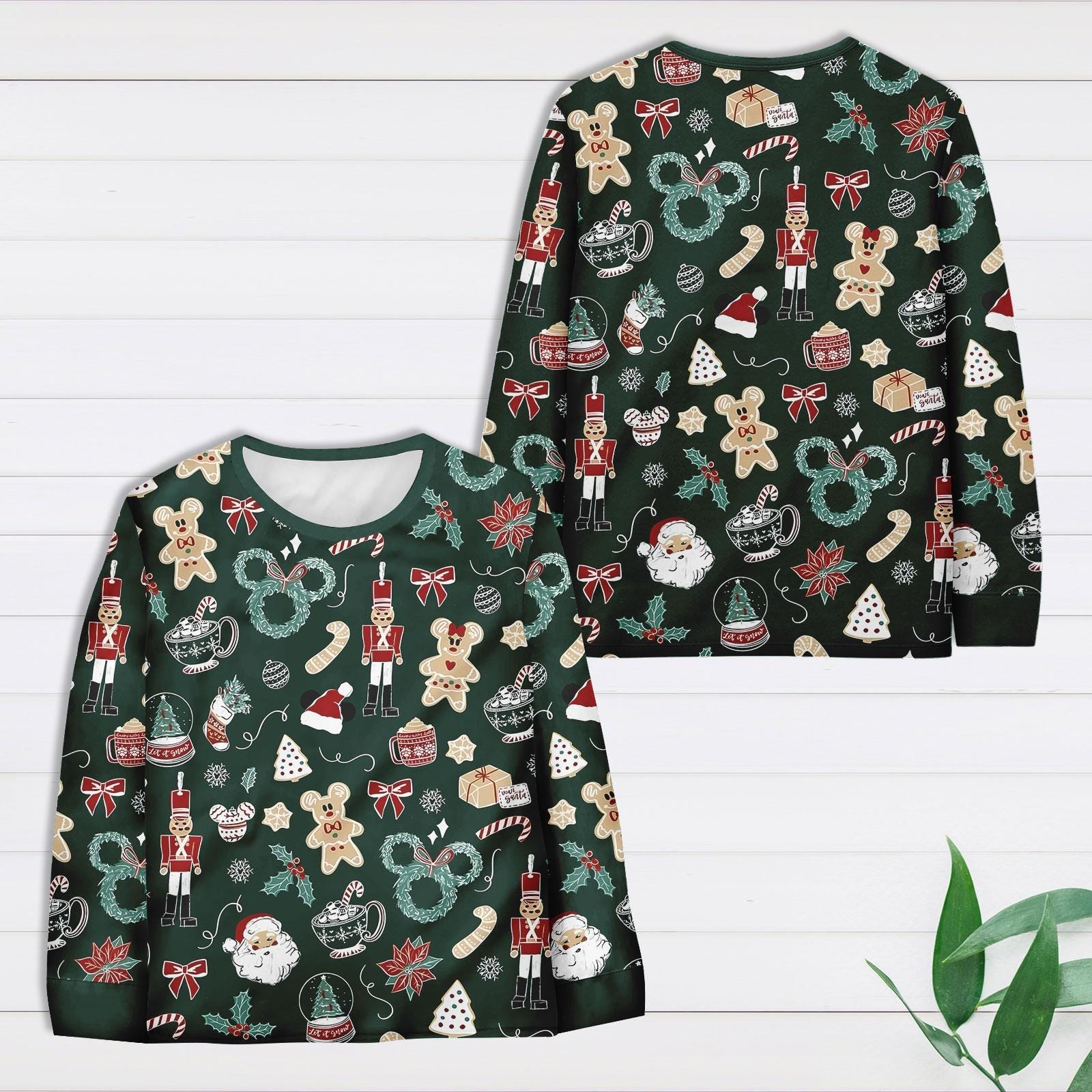 Discover Merry Christmas Gingerbread Family Pajama Set with Nutcracker Soldier T-Shirt and Pants